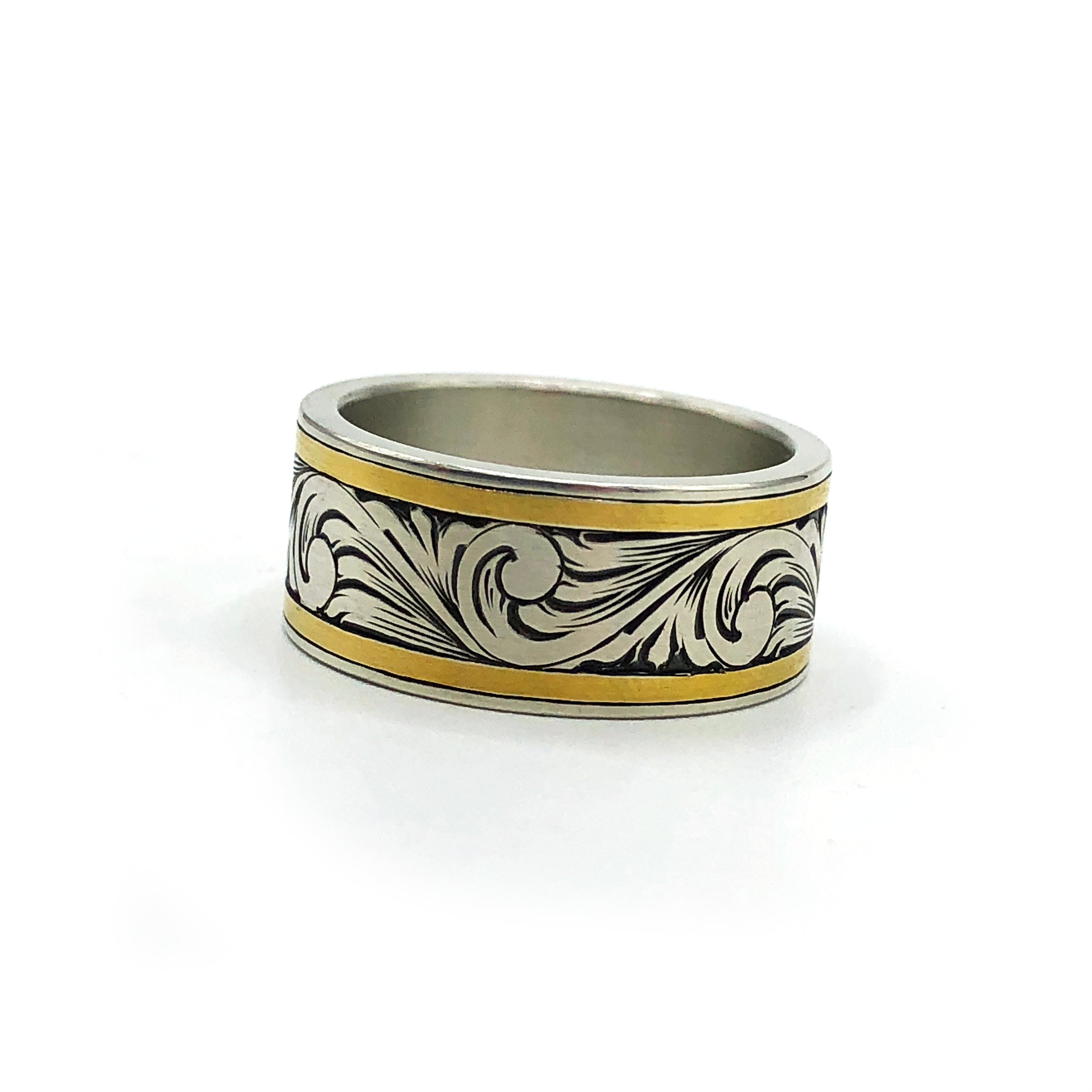 Savoy Collection Yellow Amber Hand Engraved Ring | Boutique Ottoman  Exclusive