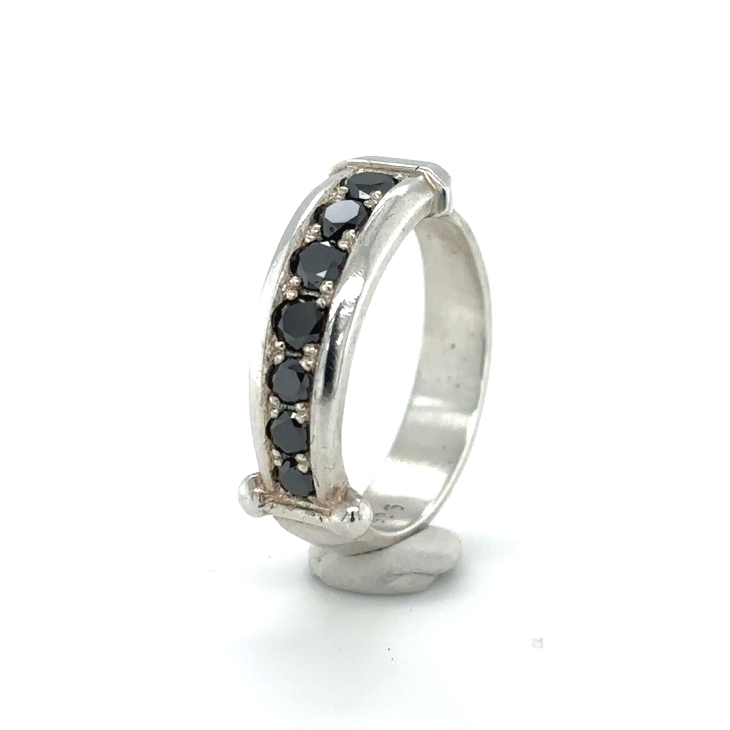 Black Diamond Dagger Ring